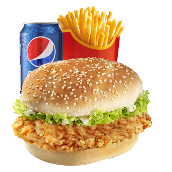 chicken burger combo