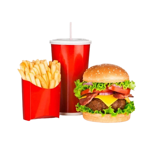 veg burger meal